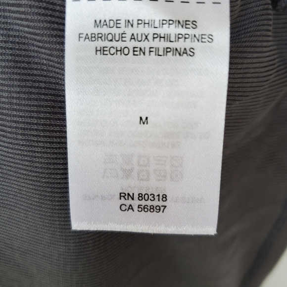 LUCKY Babydoll Tank Top Grey Ribbed  Medium NWOT - Picture 8 of 11